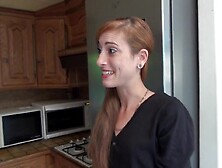 LUCIE KRAMMERS in ebony nylons gets screwed hard