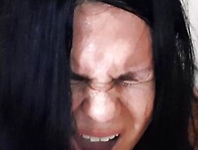 Rough anal without mercy for ebony latina bbw stepmom