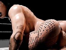 Rhea Ripley WWE Cosplay Anal Cowgirl Cartoon