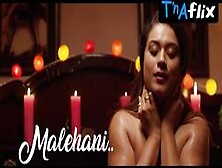 Tanisha Kuppanda Breasts Scene In Pentagon