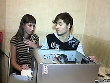 His Girlfriend's Tight Pussy Buys New PC (SYGF)