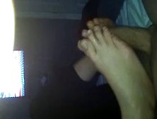 Girlfriend's Sexy Footjob