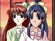 Busty hentai foursome fucked and cummed