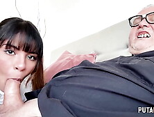 PutaLocura - Hispanic student Michy Pérez's cunt needs Father Damián's semen