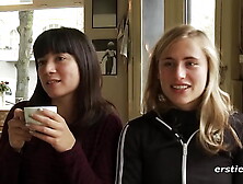 Ersties: Amatuer Lezzie Lovers Enjoy Charming Strap On Sex