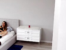 Jillian Jansen's Natural Boobs Bounce While Getting Fucked Hard In The Bedroom