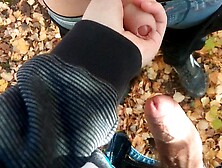 Amateur Twinks Found A Secluded Place In A Forest For A Quick Cock Wanking