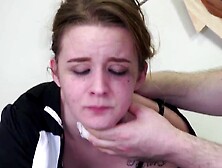 Teary analized 18 yo slavegirl wrecked