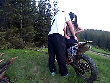 Brought Mistress to Forest It Banged Into Butt With Facial