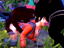 Orc Fuckfest With A Lost Cutie CG