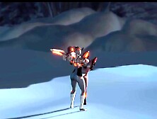 Alien Researcher Faces Off With A Sexually Insatiable Alien Babe