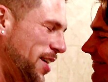 Triple Threat XXX Insatiable Ashley Stones Devours TWO Brutal Beefcakes in Epic Threesome Rampage