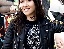 GERMAN SCOUT Skinny MILF Anal Casting