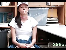 Slender barely legal Carolina Sweets exposes cave for fuck