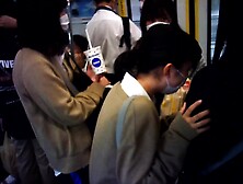 Japanese Schoolgirl Upskirt In Public