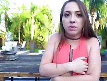 Hot Sister Fucks Annoying Big Dick Brother By The Pool Teenagers Lesbian Handjob Hard