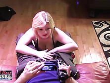 Cherie Deville - Blonde Milf Sucks A Hard Cock And Swallows The Cumsho