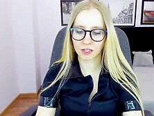 Petite small tits Belarus amateur babe on webcam solo