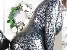 Femdom Petplay - Rubber Pet and His Mistress. Latex Positive Femdom. Arya Grander.