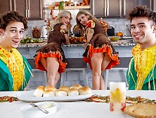 Busty blonde with good bottom Enzo East jumps on a long penis