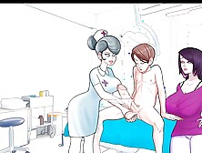Sexnote Taboo Hentai Game Pornplay Ep. 12 the Nurse Gave Me a Handjob and Made Me Cum in Front of My Stepmom