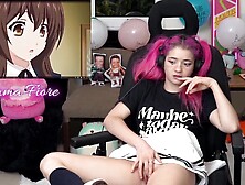 Cute Teen Reacts to Anime Porn - Emma Fiore