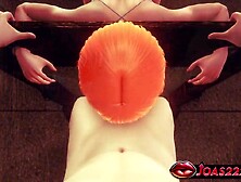 Sexy Redhead Gwen In Bikini Sucks Shlong Deepthroat - Large Booty & Titties in CG Animation Babe Elect two