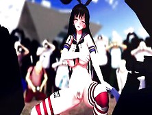 Mmd Yui Kotegawa Don’T Care What Ever People Say To Her.  She