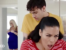 Hot Brunette Hot Mom Masturbates