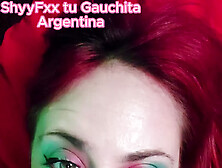 Hot Redhead Disappointed By Your Short Dick! Joi Argentina