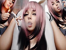 Egirl Smoking And Showing Her Pussy (Ask Me For Full Vid)