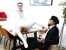 Unattainable Mariana Flores's cowgirl scene