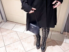 SELF PERSPECTIVE of a Gentleman Facefuck Lety Howl Hard Rough Twat and Ass-sex Fuck with Mouth to End up Spunk on Her Face