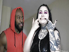 Inked Gothic Slut Interracial Sex Video