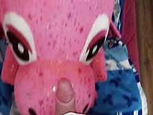 Freaky Guy Is Pushing His Hard Cock In That Stuffed Doll