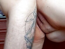 pounded a fat woman into the kitchen and cum inside her vagina #2