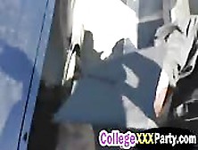 College Babe Sucks Cock In The Public