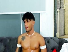 Slatternly Cumshot Of Black Gay