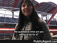 Publicagent - Hunk Cameraman Fills Her Snatch