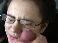 Czech Bitch In Glasses Begging For A Facial Cumshot!