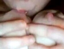 Webcam Ginger Sucks Milk Out Of Her Huge Pale Pink Nipp