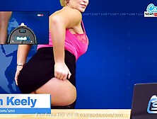 Camsoda - Large Boobs mother I'd like to fuck Ryan Keely Enjoys Sybian During The Time That Reading The News