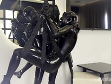 Sexy play time T3, gas mask breath play - Alex Latex