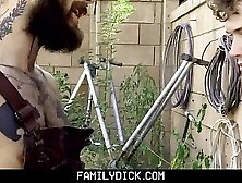 Familydick - Trailer Park Stepdaddy Fucks His Boy After Catching Him Smoking