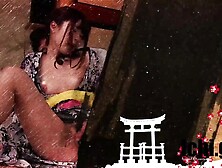 Chinese gal is juggling up and down while railing her paramour's stiffy like a real professional