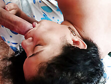 Petite sucking rich,  deep throat