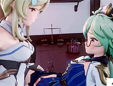 Futanari Genshin hentai for all the anime lovers