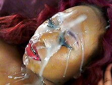 Mocha Glaze - Busty Bayou Babe Gets Her Big Tits And Deep Throat Fucked Before A Facial Frosting