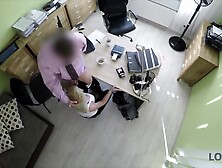 Tricky Agent Promisses To Keep In Secret His Sex With Hottie