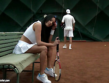 Anissa Anal Tennis Pratice